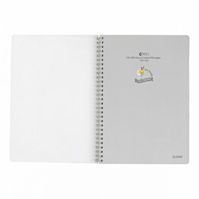 Vở Caro lò xo kép bìa nhựa 2 mặt B5 80 trang 100/76; MS: 574