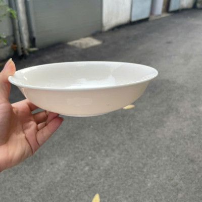 Tô tròn miệng rộng Nakaya Ø20cm - Hàng nội địa Nhật Bản nhập khẩu chính hãng