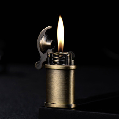 Vỏ Hột Quẹt Bật Lửa Xăng Đá Dolphin HY702 Thiết Kế Độc Lạ Nhỏ Gọn - Dùng Xăng Bấc Đá Cao Cấp