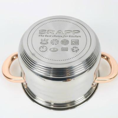 Bộ 3 nồi inox SHARP 5 đáy Cao cấp