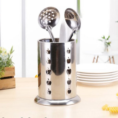 Ống đựng muỗng đũa bằng thép không gỉ - Ống đũa tròn nhiều mẫu giao ngẫu nhiên - Hàng chính hãng