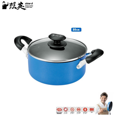 Nồi chống dính cao cấp 5 lớp đáy từ Show-A - Size 20cm - Made in Japan