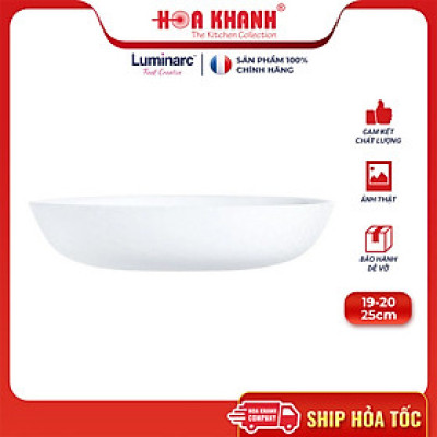 Đĩa Thủy Tinh Luminarc Shells 19cm cường lực, chịu nhiệt - 1 đĩa - Q1660