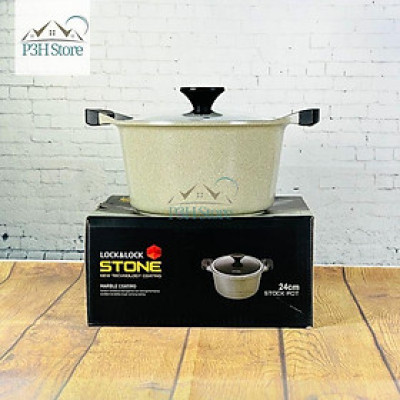 Nồi vân đá Lock&Lock dòng Stone chống dính cao cấp LCA6181D-IH LCA6202D-IH LCA6242D-IH LCA6244D-IH