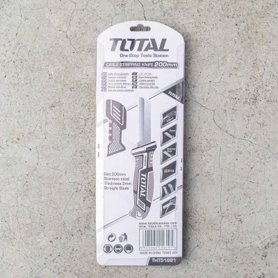 DAO TƯỚC DÂY CÁP LƯỠI THẲNG, CONG TOTAL THT51881, THT51882 - HÀNG CHÍNH HÃNG