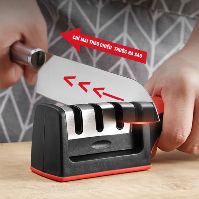 Dụng cụ mài dao, mài kéo 3 rãnh