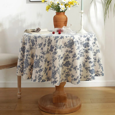 Khăn Trải Bàn Phong Cách Vintage Kích Thước 150cm x 150cm, Có 3 Màu Để Lựa Chọn