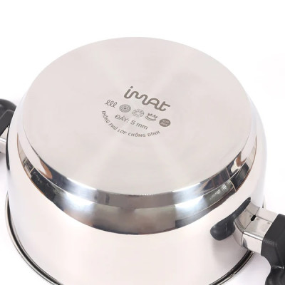Bộ 5 nồi chảo iNox không chống dính