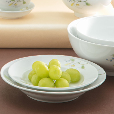 Bộ 10 bát cơm 4.4 inch sứ Long Phương họa tiết hoa Thanh Xuân