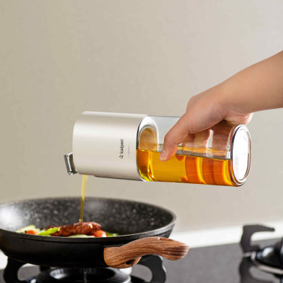 Bình đựng và rót dầu ăn, nước gia vị thủy tinh Kalpen SB1 dung tích 500ml