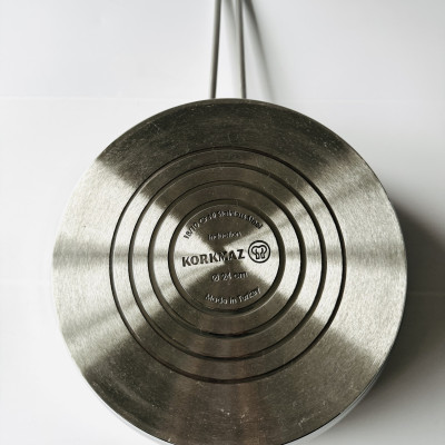 Chảo Inox 304 A2020 24cm - Thổ Nhĩ Kỳ - Hàng Chính Hãng