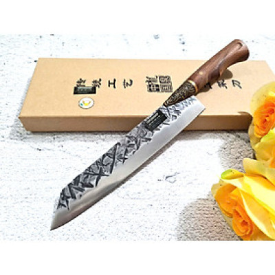 DAO BẾP - DAO THÁI HOA VĂN KHÂU ĐỒNG MÃ A1 DT157 NT topcomshop vn