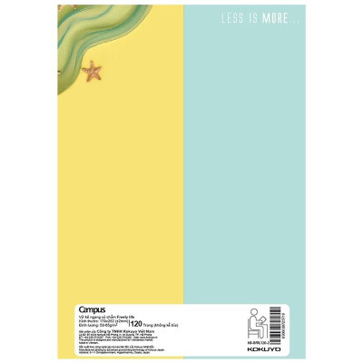 Combo 5 Tập Freely Life - B5 Kẻ Ngang 120 Trang ĐL 58-65g/m2 - Campus NB-BFRL120 (Mẫu Màu Giao Ngẫu Nhiên)