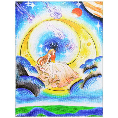 Tập Học Sinh Sắc Màu Vũ Trụ - 4 Ô Ly - 96 Trang 100gsm - The Sun