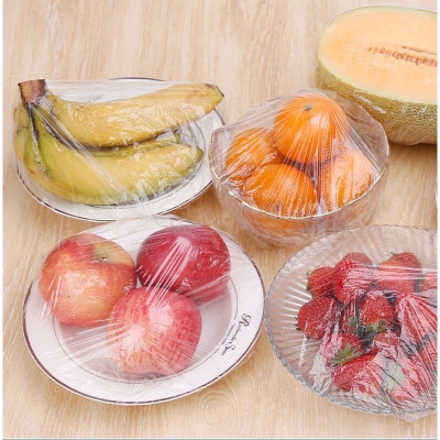 Set  2 túi  ((200 )chiếc  màng bọc thực phẩm co giãn siêu dai có chun kèm túi gấu - Mũ chùm đầu dùng 1 lần tiện lợi