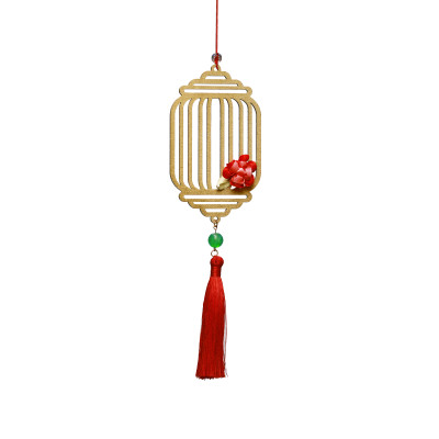 Combo 6V - Bộ 6 dây treo trang trí Tết Khai Lộc Hoàng Kim màu vàng, trang trí mai đào 