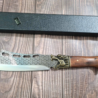 DAO BẾP , DAO CHẶT THÉP KHÔNG RỈ CAO CẤP MÃ A8 TR12 NTVN top