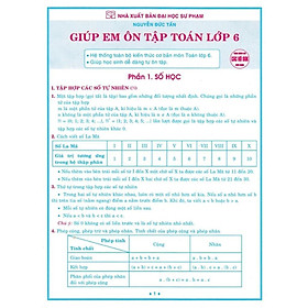 Sách - Giúp Em Ôn Tập Toán Lớp 6 - Dùng Chung Cho Các Bộ SGK Hiện Hành - Hồng Ân