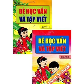 Sách - Bé Học Vần Và Tập Viết - Combo 2 Cuốn - Hồng Ân