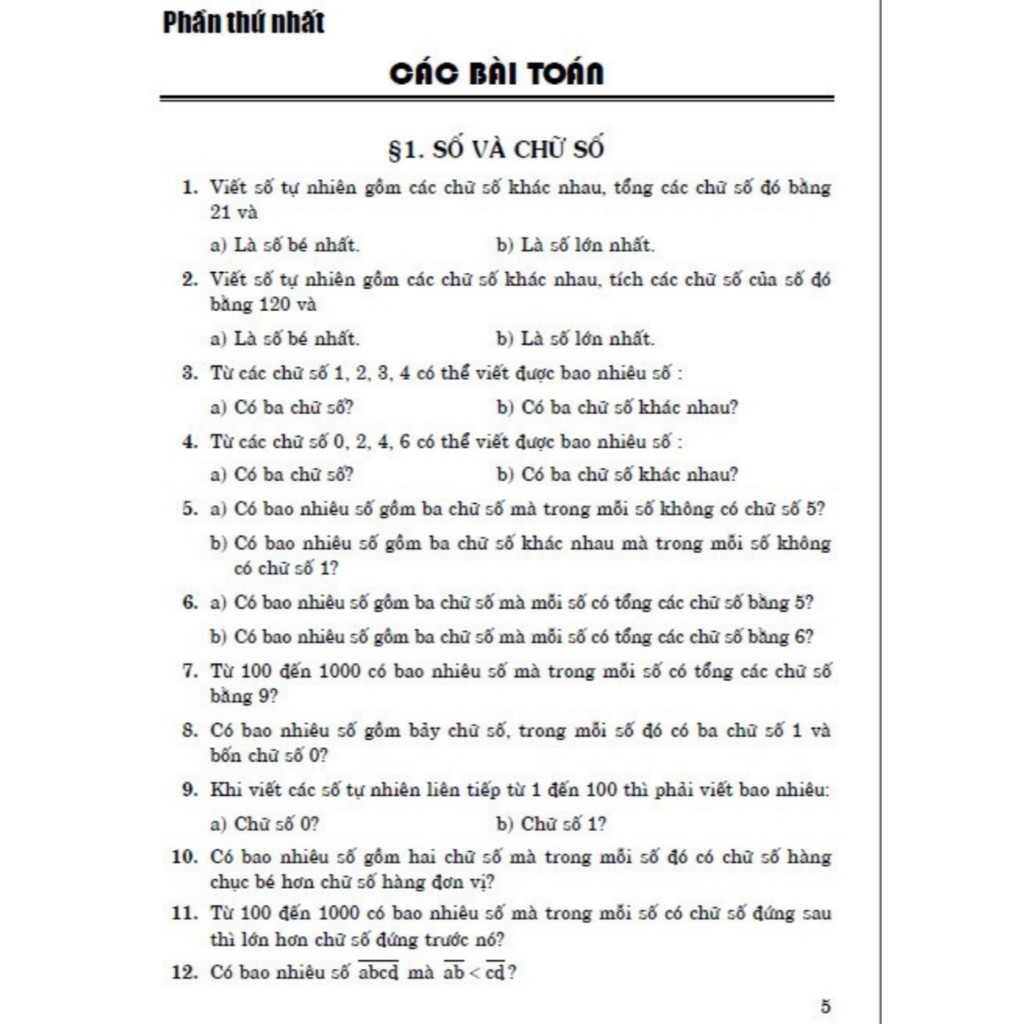 Sách - Bài tập về số tự nhiên lớp 5 (dùng chung các bộ sgk hiện hành) + Ha