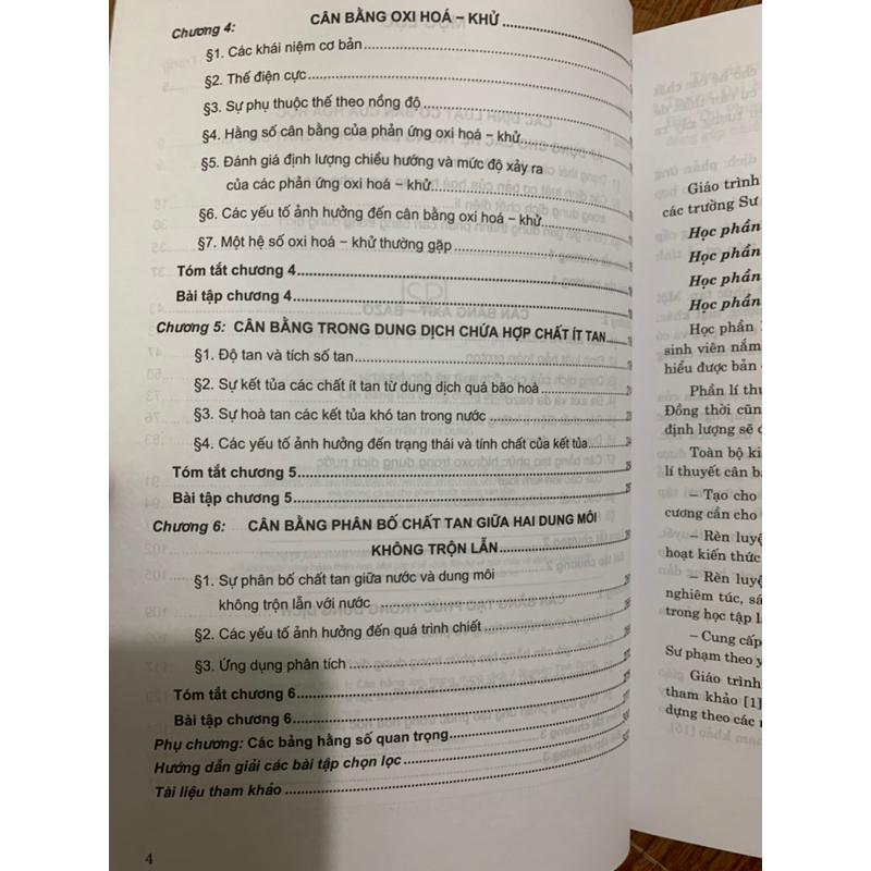 Sách - Hoá học phân tích 1 cân bằng ion trong dung dịch