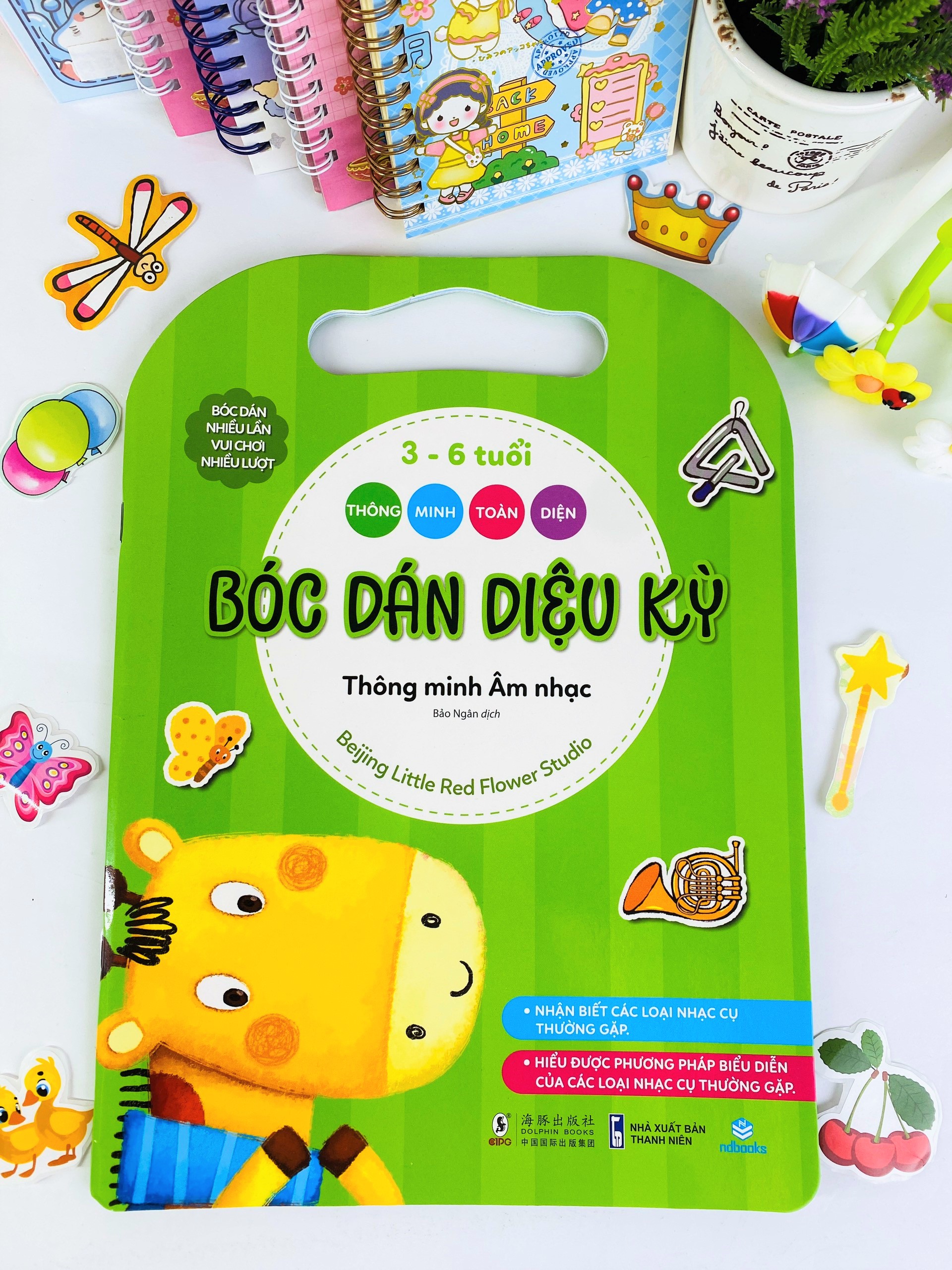 Sách - Bóc Dán Diệu Kỳ ( 3-6 tuổi Thông Minh Toàn Diện ) - ndbooks