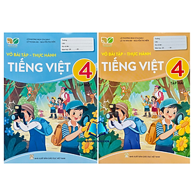 Sách - Combo Vở bài tập - Thực hành Tiếng Việt lớp 4 tập 1 + 2 (Kết nối tri thức với cuộc sống)