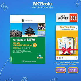 Sách - Giáo Trình Hán Ngữ Boya Sơ Cấp 2 - Sách Bài Tập Kèm Đáp Án - MCBooks