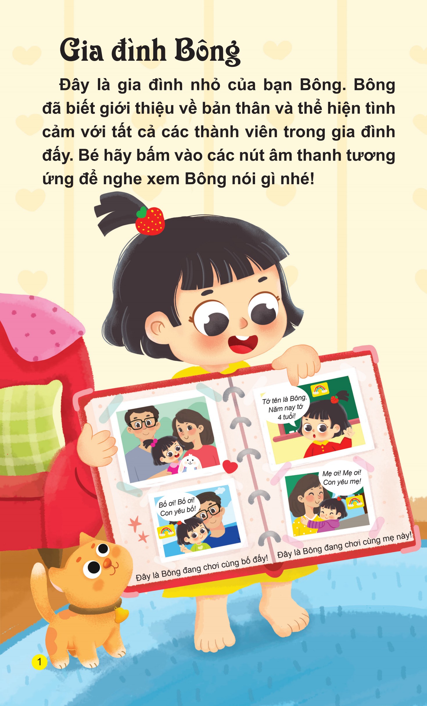 Sách Tương Tác - Sách Âm Thanh - Bé Học Nói - Phiên Bản Đặc Biệt Với 30 Nút Bấm
