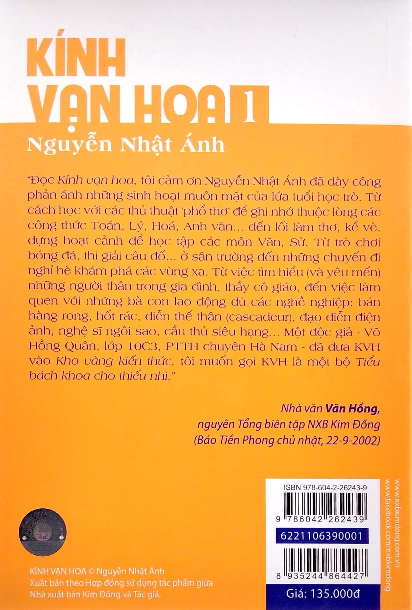 Kính Vạn Hoa - Tập 1 (Tái Bản 2022)