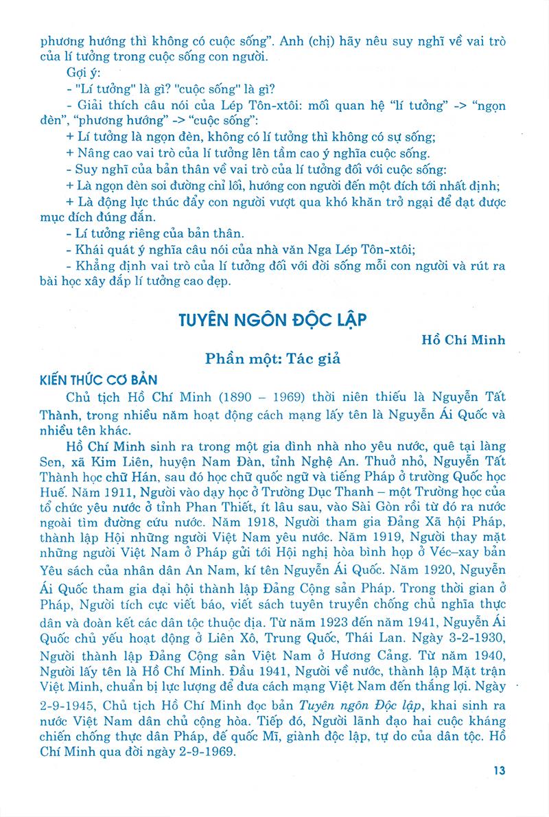 Học Tốt Ngữ Văn Lớp 12 - Chương Trình Chuẩn - Tập 1 (Tái Bản)