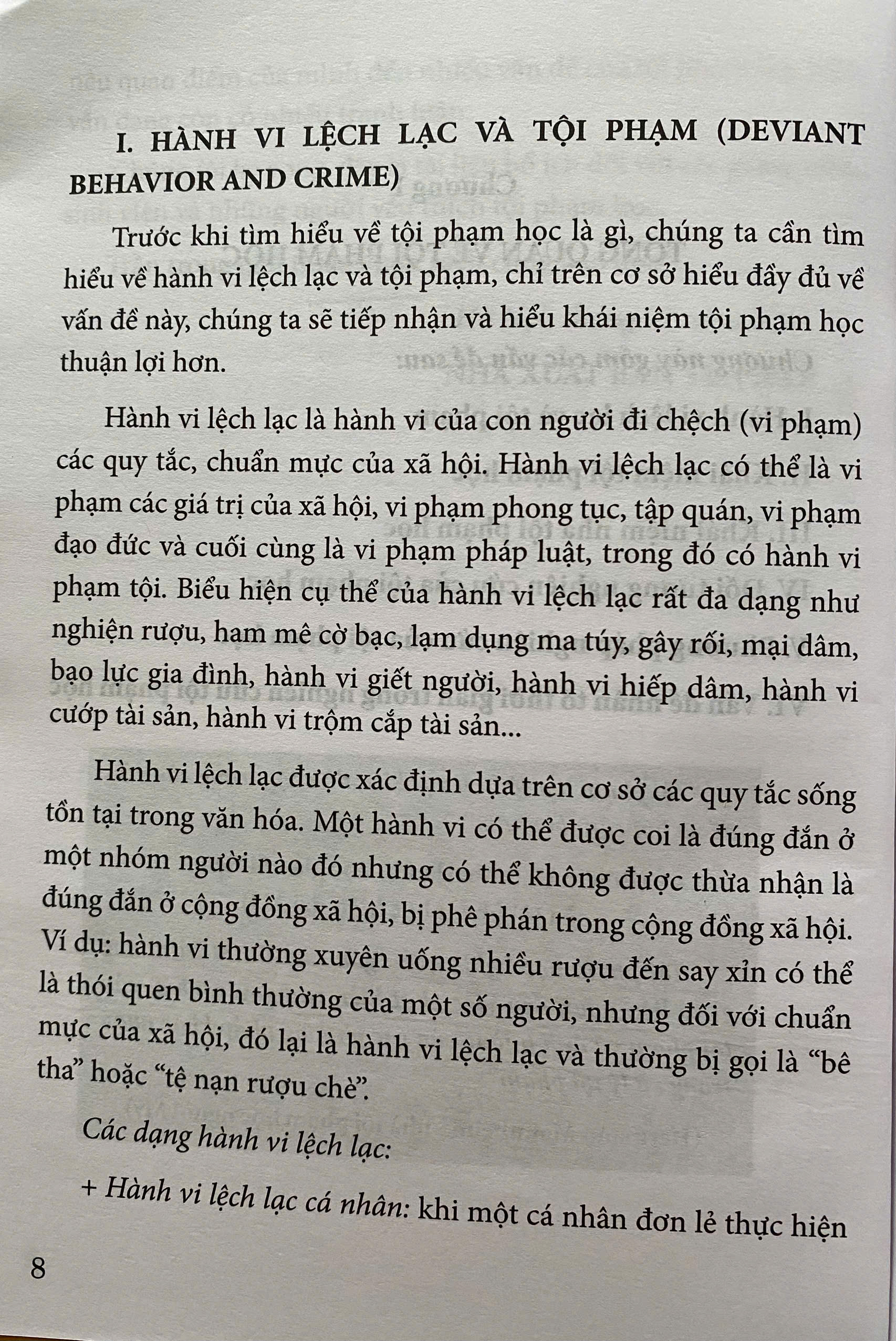 Tội Phạm Học Đương Đại