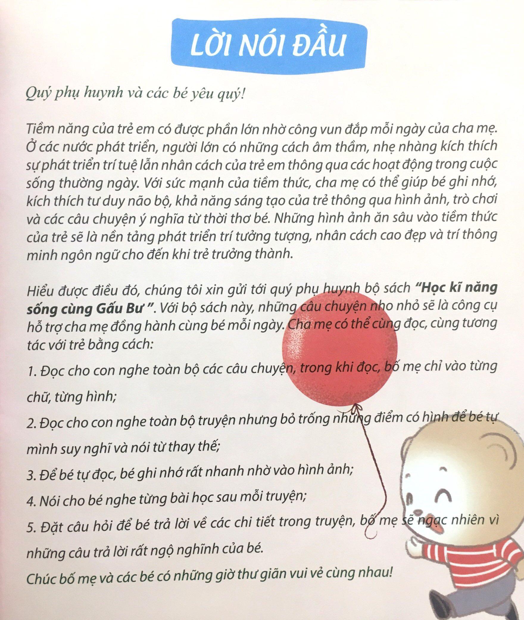 Gấu Bư Đi Siêu Thị - Học Kĩ Năng Sống Cùng Gấu Bự - Truyện Tương Tác Phát Triển EQ (Dành Cho Trẻ Từ 3-9 Tuổi)