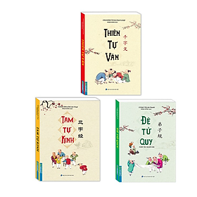 Sách - Combo 3 quyển Đệ Tử Quy + Thiên Tự Văn + Tam Tự Kinh