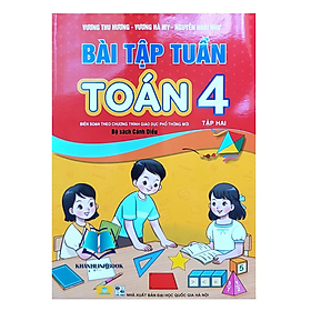 Sách - Bài Tập Tuần Toán 4 - tập 2 (Cánh Diều)