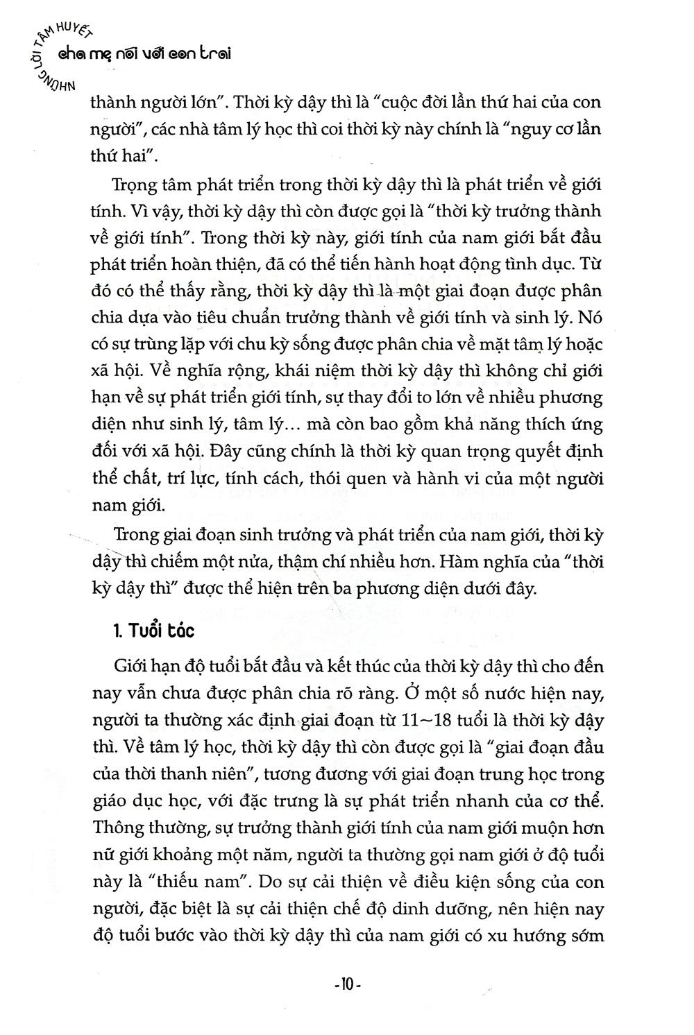 Những Lời Tâm Huyết Cha Mẹ Nói Với Con Trai