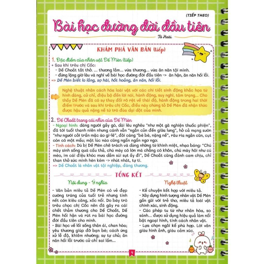 Sách - Sổ Tay Notebook Ngữ Văn 6 - Bám Sát SGK Kết Nối Tri Thức Với Cuộc Sống - Hồng Ân