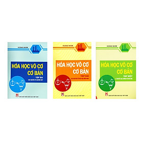 Sách - Combo Hóa Học Vô Cơ Cơ Bản Tập 1 + Tập 2 + Tập 3