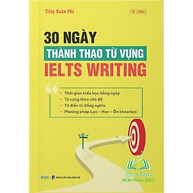 Sách từ vựng ielts - 30 ngày thành thạo từ vựng IELTS Writing Moonbook
