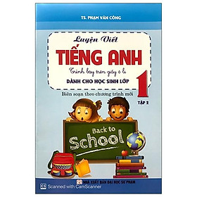 Luyện Viết Tiếng Anh Trình Bày Trên Giấy Ô Li Dành Cho Học Sinh Lớp 1 - Tập 2