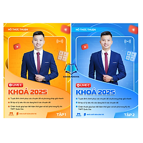 Sách - Combo Toán học Live C - Khoá 2025 - Tập 1 + 2 ( dành cho chương trình mới ) (MT)