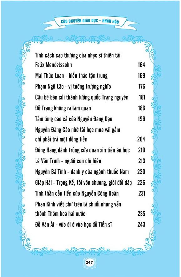 Câu Chuyện Giáo Dục - Nhân Hậu