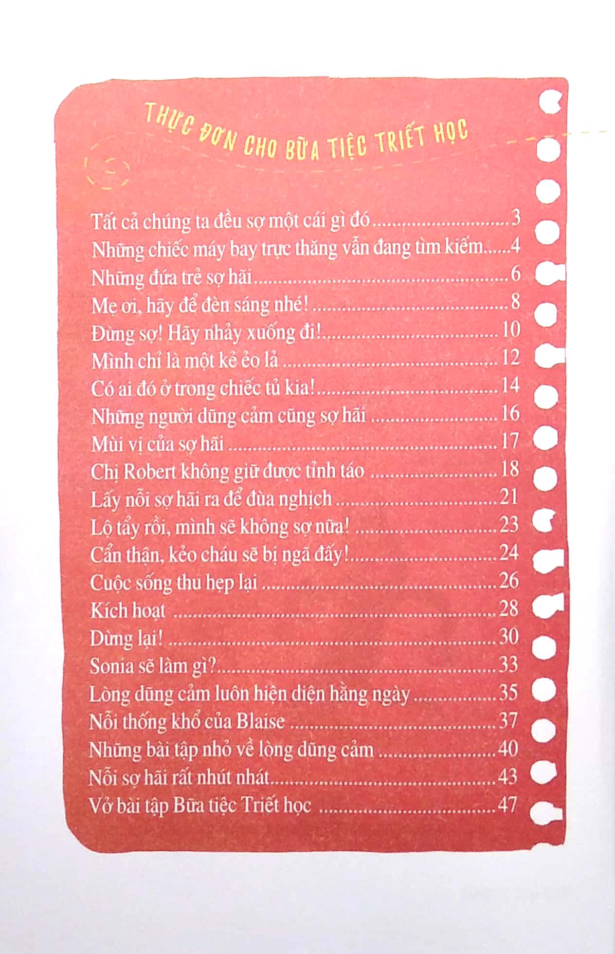 Bữa Tiệc Triết Học - Triết Học Ứng Dụng Cho Mọi Lứa Tuổi - Dũng Cảm Và Sợ Hãi