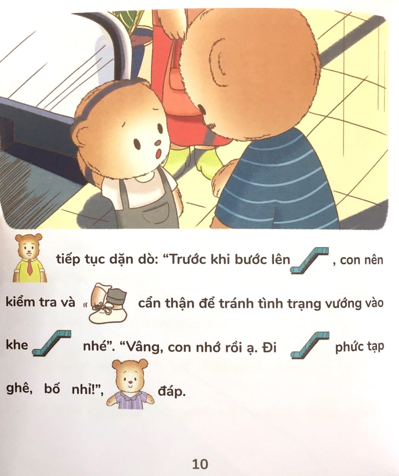 Gấu Bư Đi Siêu Thị - Học Kĩ Năng Sống Cùng Gấu Bự - Truyện Tương Tác Phát Triển EQ (Dành Cho Trẻ Từ 3-9 Tuổi)