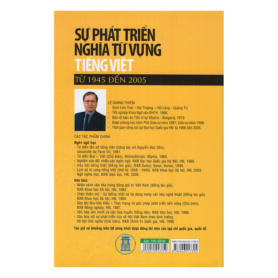 Sự Phát Triển Nghĩa Từ Vựng Tiếng Việt Từ 1945 Đến 2005