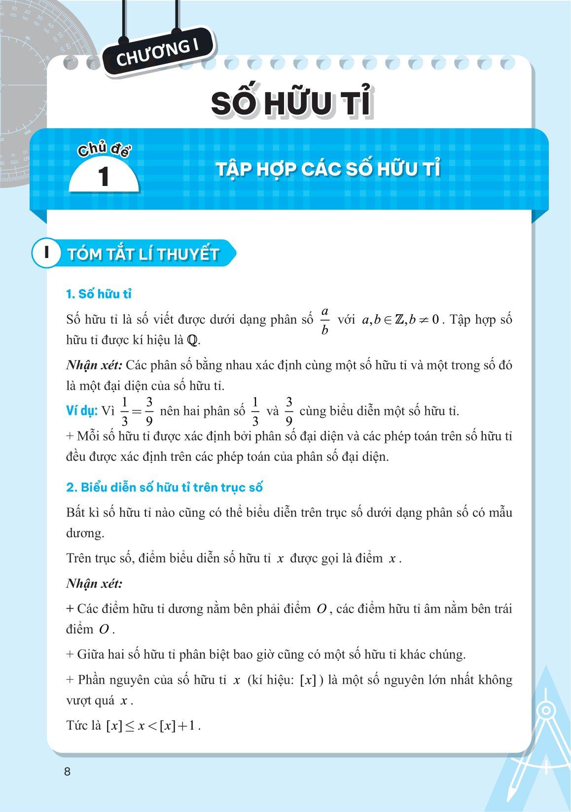 Sổ Tay Kiến Thức - Phương Pháp - Dạng Bài Toán Đại Số Và Hình Học 7
