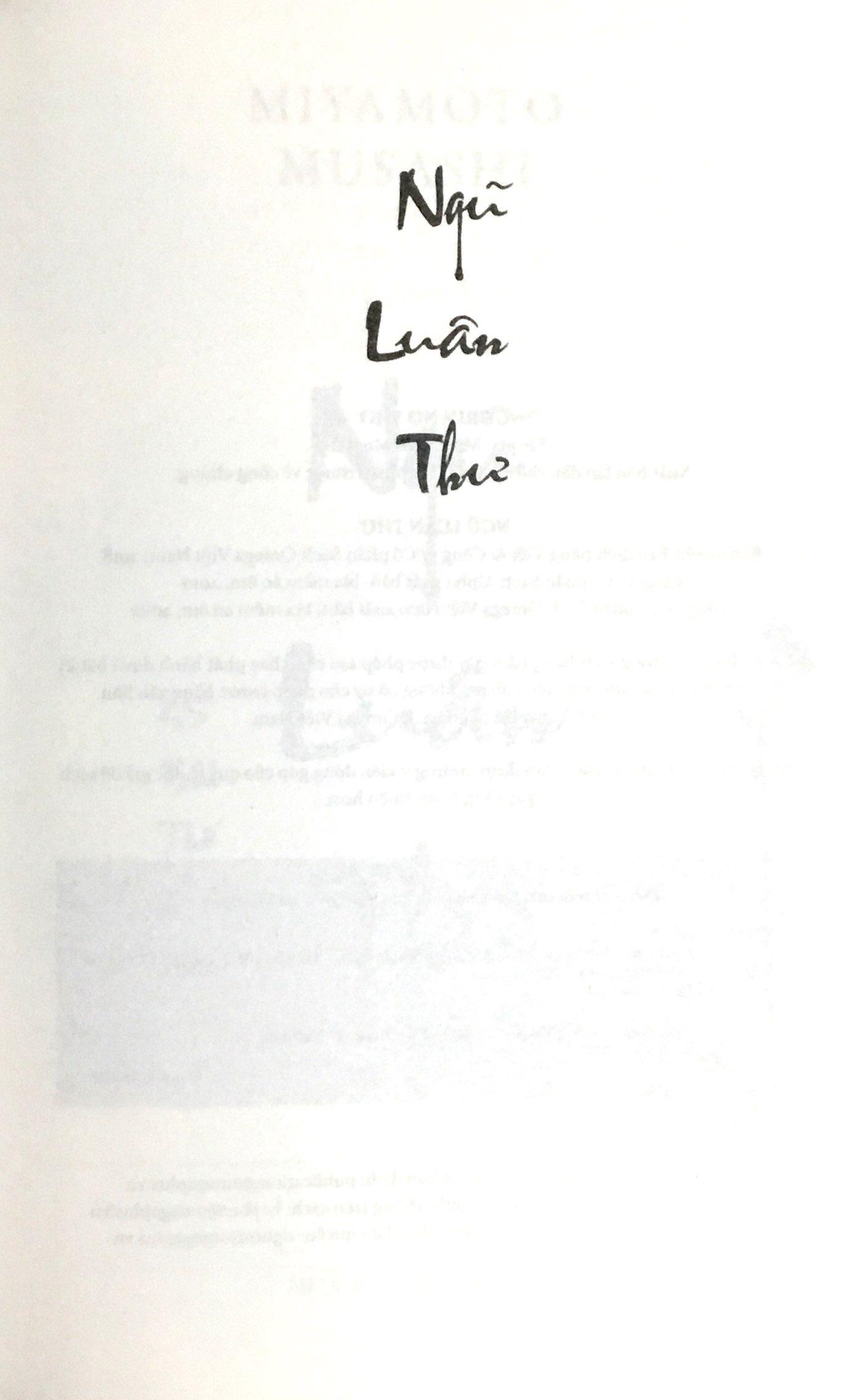 Ngũ Luân Thư (Tái Bản 2018)