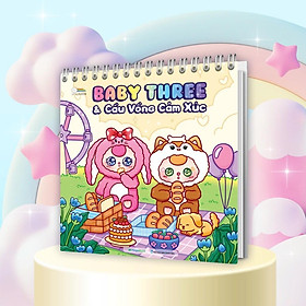 Sách Tô Màu - Baby Three & Cầu Vồng Cảm Xúc - Megabook