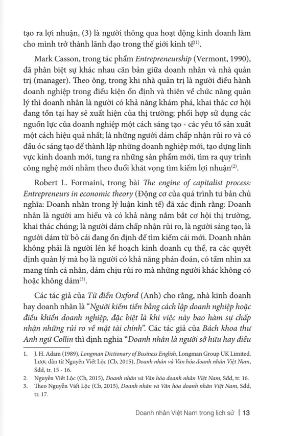 Doanh Nhân Việt Nam Trong Lịch Sử