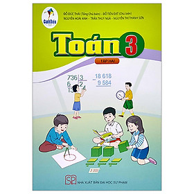 Sách giáo khoa Toán 3- tập hai- Cánh Diều (Kèm Nilon bọc Sách)